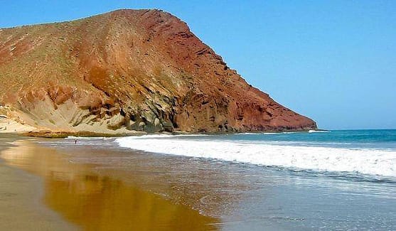 Red Mountain from La Tejita Beach. Tenerife Direct Excursions & Activities.