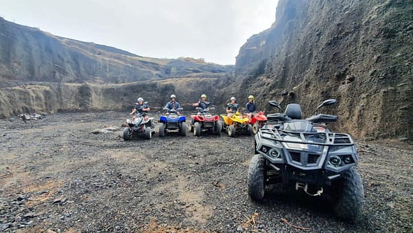 Riding with quads Tenerife