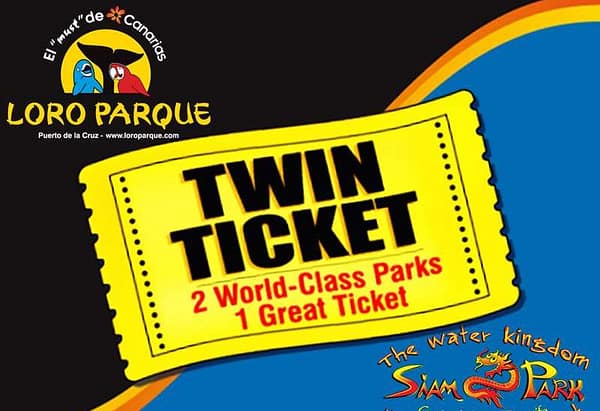 twin ticket siam park & loro parque